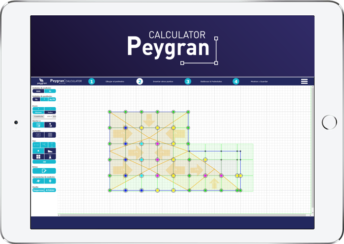 Calculator Peygran para plots  soportes pavimento elevado y anclajes grapas fachada aplacada