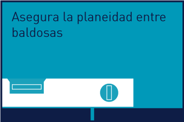 Evitar escalones en los rectificados cerámicos