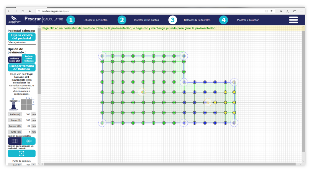 Plano Plots Pavimento Elevado Calculator Peygran